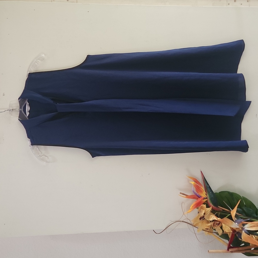 Bcbgeneration Euc Medium Spring Summer Sheer Navy… - image 1